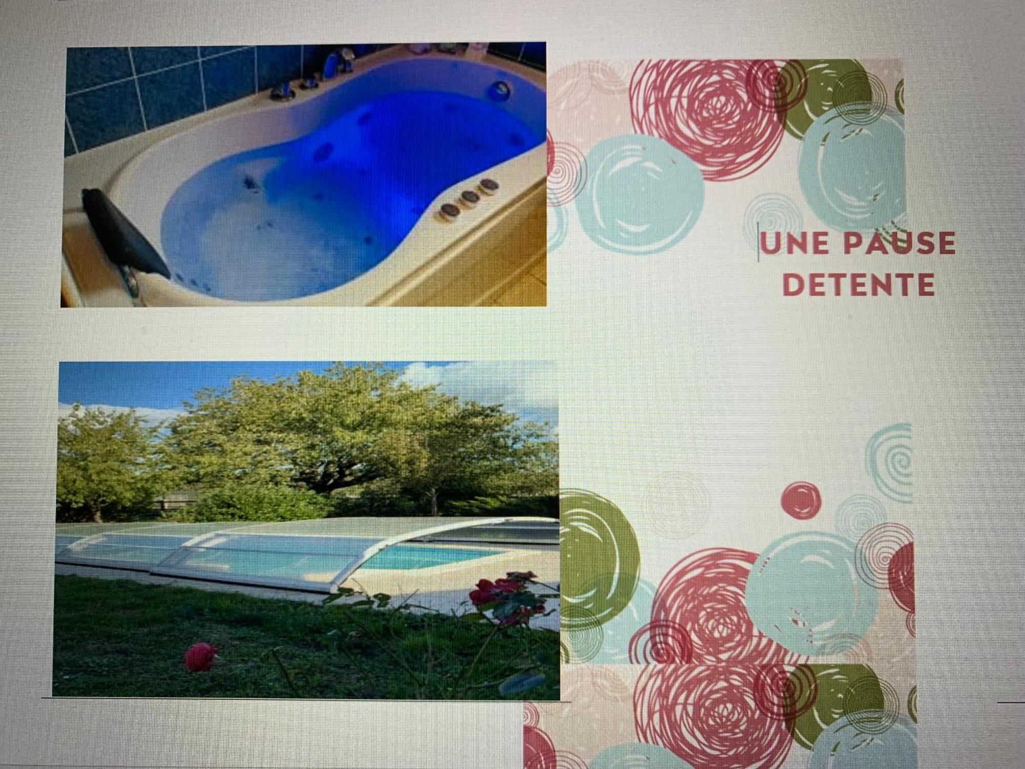 Gite 3 Etoiles Les Gourlines Avec Balneo, Veranda, Piscine Et Garage Avermes Exterior photo
